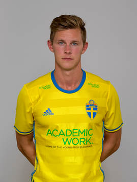Emil Krafth, spelare i Sveriges U21-landslag i fotboll
