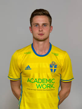 Adam Lundqvist, spelare i Sveriges U21-landslag i fotboll