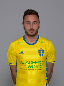 Muamer Tankovic, spelare i Sveriges U21-landslag i fotboll