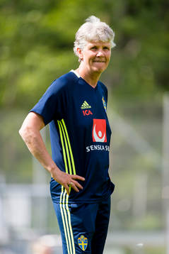 Sveriges förbundskapten Pia Sundhage