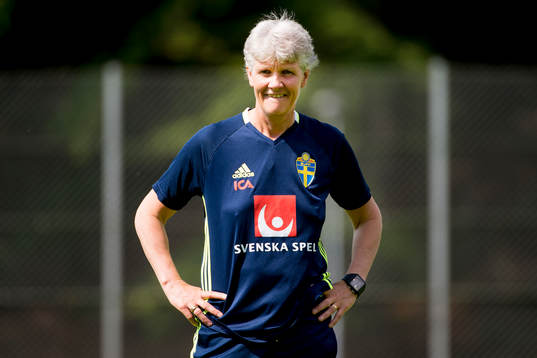Sveriges förbundskapten Pia Sundhage