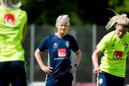 Sveriges förbundskapten Pia Sundhage
