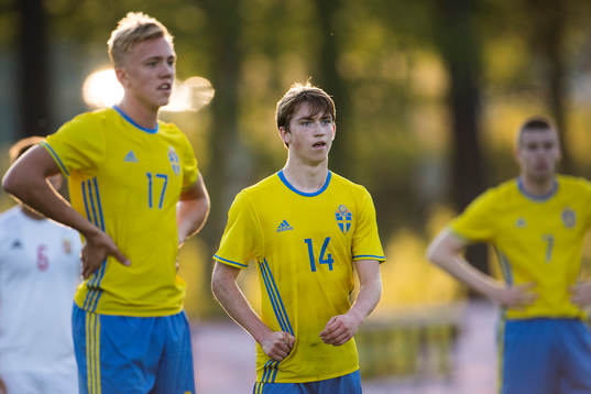 Sveriges Isac Lidberg och Carl Johansson