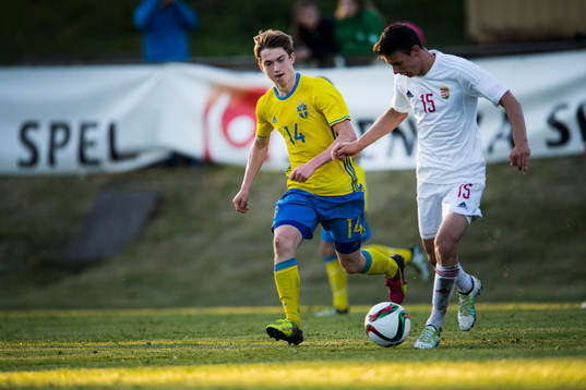 Sveriges Carl Johansson och Ungerns Szabo Bence