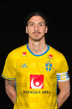Zlatan Ibrahimovic, spelare i Sveriges fotbollslandslag