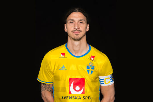 Zlatan Ibrahimovic, spelare i Sveriges fotbollslandslag