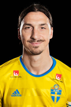 Zlatan Ibrahimovic, spelare i Sveriges fotbollslandslag