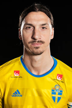 Zlatan Ibrahimovic, spelare i Sveriges fotbollslandslag