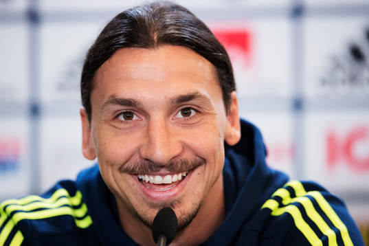 Sveriges Zlatan Ibrahimovic ler