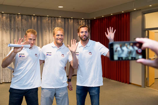 Fabian Brunnström, Mathias Tjärnqvist och Cristopher