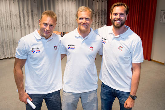 Fabian Brunnström, Mathias Tjärnqvist och Cristopher