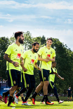 Jimmy Durmaz, Erkan Zengin och Zlatan Ibrahimovic
