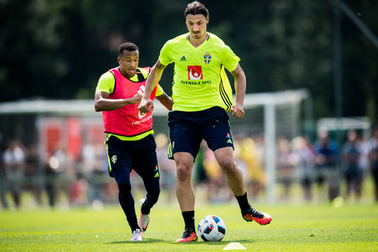 Martin Olsson och Zlatan Ibrahimovic