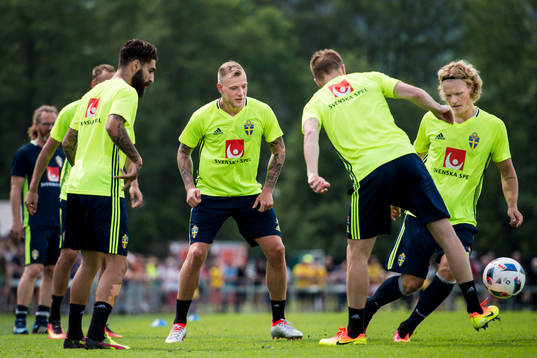 Jimmy Durmaz, John Guidetti och Oscar Hiljemark