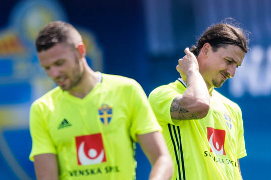Marcus Berg och Zlatan Ibrahimovic