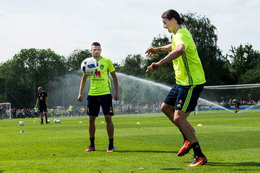 Marcus Berg och Zlatan Ibrahimovic