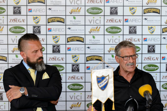 IFK Malmös ordförande Vedran Medjedovic och nye tränaren