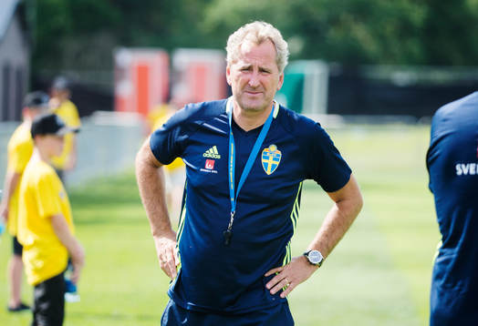 Sveriges förbundskapten Erik Hamrén