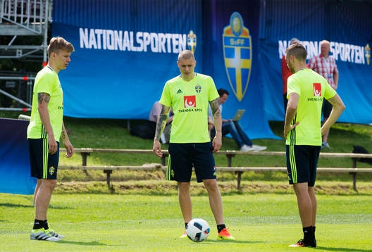 Pontus Wernbloom, Victor Nilsson Lindelöf och Marcus Berg