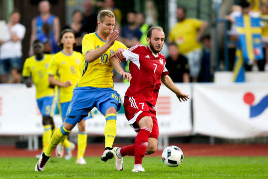 Sveriges Gustav Engvall och Georgiens Valerian Gvilia