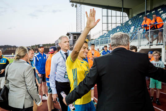 Sveriges Jordan Larsson