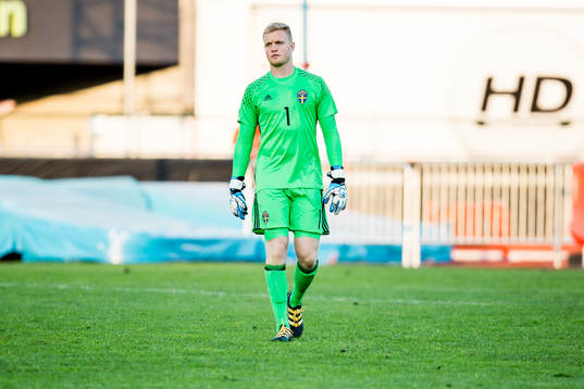 Sveriges målvakt Tim Erlandsson