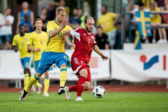 Sveriges Gustav Engvall och Georgiens Valerian Gvilia
