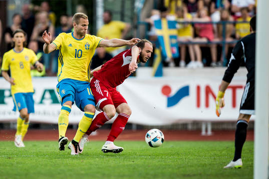 Sveriges Gustav Engvall och Georgiens Valerian Gvilia