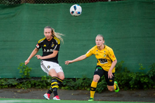 s Elin Sjölander  och Ältas Lina Malmborg