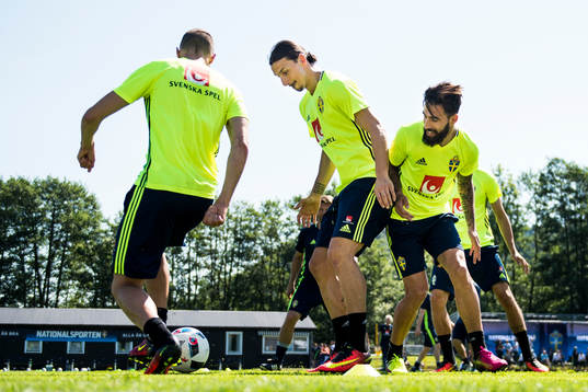 Zlatan Ibrahimovic och Jimmy Durmaz