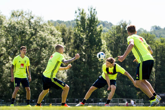 Mikael Lustig, Victor Nilsson Lindelöf och Albin Ekdal