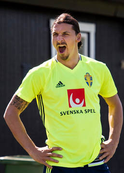 Zlatan Ibrahimovic gäspar