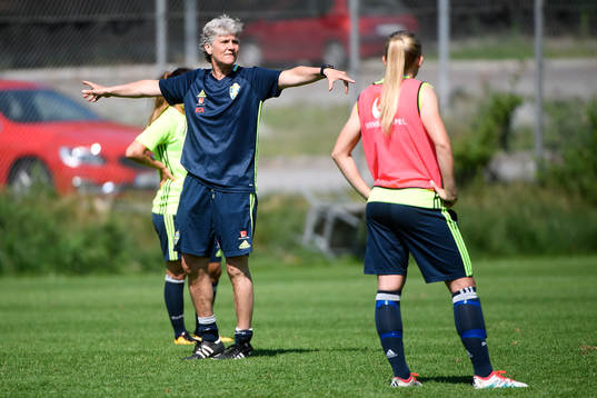 Förbundskapten Pia Sundhage