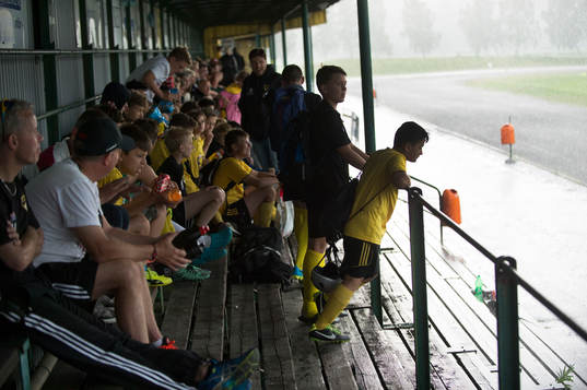 Matchen i division 2 mellan IFK Hässleholm och Lunds BK i