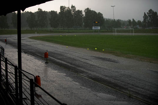 Matchen i division 2 mellan IFK Hässleholm och Lunds BK i
