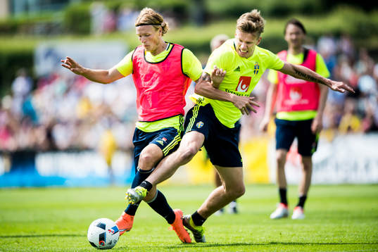 Oscar Hiljemark och Pontus Wernbloom