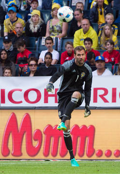 Sveriges målvakt Andreas Isaksson