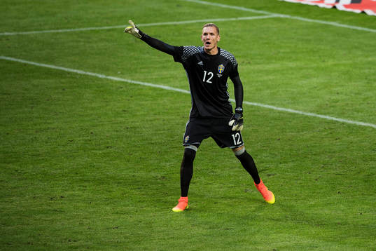 Sveriges målvakt Robin Olsen