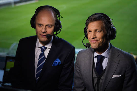 Kanal 5's kommentarer Jens Fjellström och Lars Granqvist