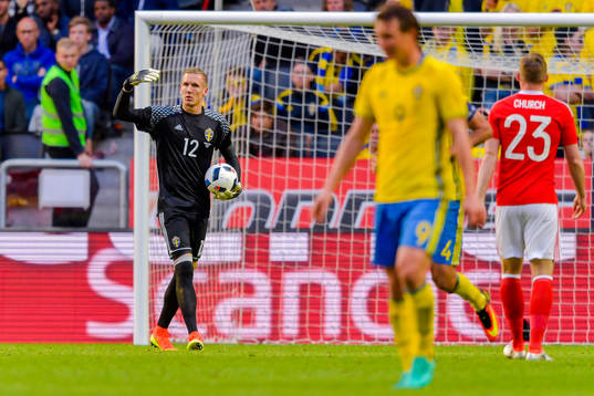 Sveriges målvakt Robin Olsen