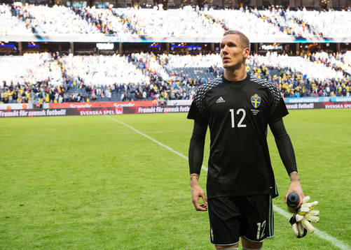 Sveriges målvakt Robin Olsen