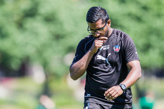 Helsingborgs tränare Alexander Tengryd