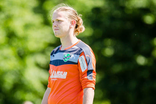 Högaborgs målvakt Benjamin Abbe