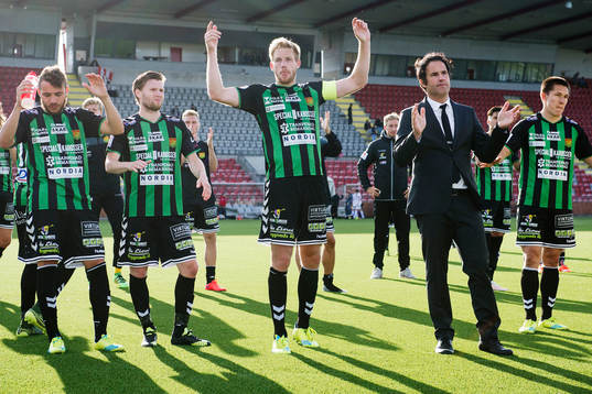 GAIS spelare tackar klacken