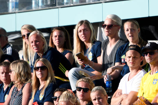 Sveriges Caroline Seger, Jessica Samuelsson, Linda