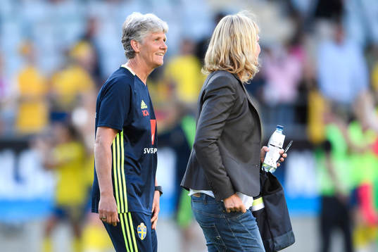 Sveriges förbundskapten Pia Sundhage