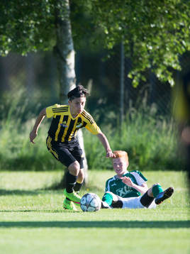 i matchen för pojkar födda 2002 mellan IFK Hässleholm
