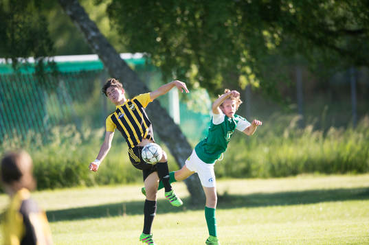 IFK Hässleholms Fida Haidari i matchen för pojkar födda