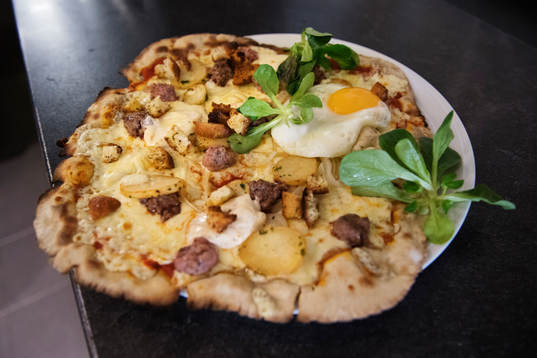 En pizza kallad "Pizza la Zlatan"