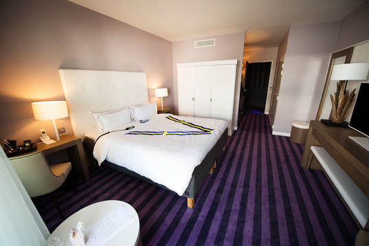Ett hotellrum